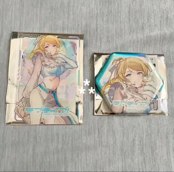 러브 라이브! 아야세 에리 TOPPA BASE AKIBA 캔뱃지 카드