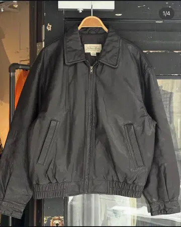 90s 세인트 존스베이 가죽 자켓