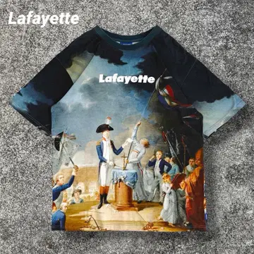 라파예트 T셔츠 나폴레옹 올 패턴 혁명 구하기 어려움 XL