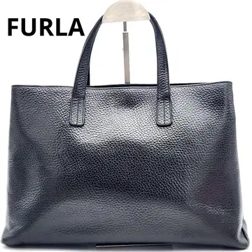 [새상품급] FURLA 훌라 핸드백 가죽 블랙 A4 관혼상제