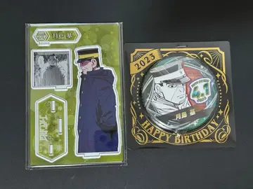 골든 카무이 츠키시마 하지메 2023 생일 캔뱃지 디오라마 피규어