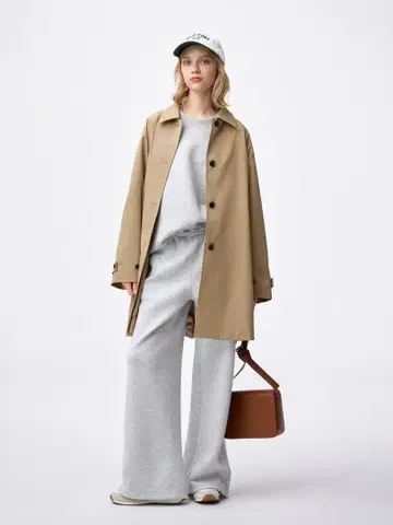 GU 발마칸 A라인 하프 코트 베이지 S 사이즈 새상품 미사용