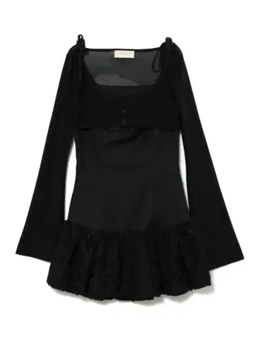 andmary Mimi flower dress black