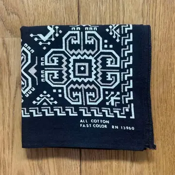 빈티지 반다나 블랙 00172