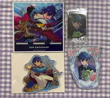 사자나미 쥰 아크릴 스탠드 4개 세트