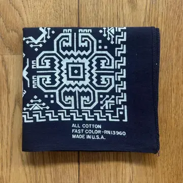 빈티지 반다나 블랙 00173