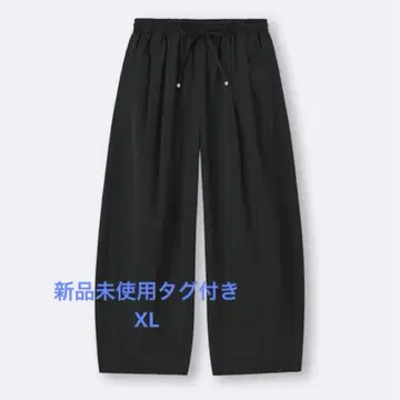 배럴 앵클 팬츠 GU 블랙 XL 택 포함 미사용 새상품