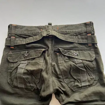 00s 신치 벨트 기믹 팬츠/Y2K/아열대/테크 계열/카고