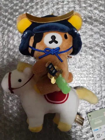 리락쿠마 센다이 한정판 봉제 인형 다테 마사무네