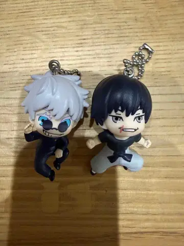 주술회전 고죠 사토루 후시구로 토우지 키링 2개 세트