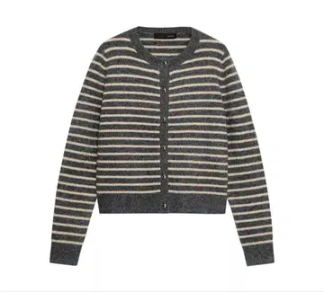 ZARA 스트라이프 패턴 니트 가디건 S