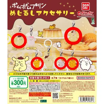 폼폼푸딩 메지루시 액세서리 5개 세트