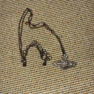 비비안 모티브 플라워 ORB 목걸이