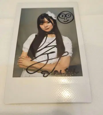 친필 사인 폴라로이드 AKB48 하타야마 노조미