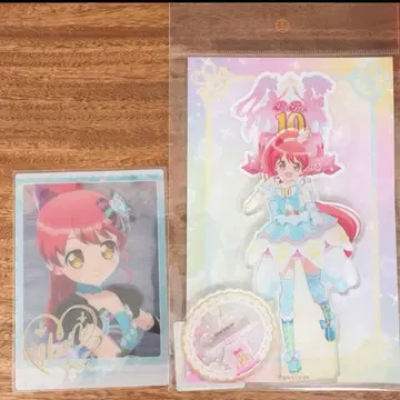 백옥 귤 프리파라전 아크릴 스탠드 & 빌레반 밤 카드