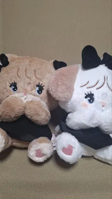 Mikko 봉제 인형 2체 세트