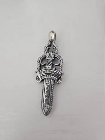 925 실버 대거 목걸이 탑