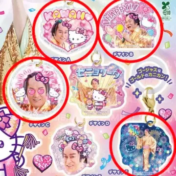 마츠켄 삼바 x 헬로키티 플랫 마커 액세서리 2 4종 세트