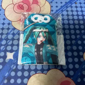 하츠네 미쿠 북 콜라보 부적풍 키링