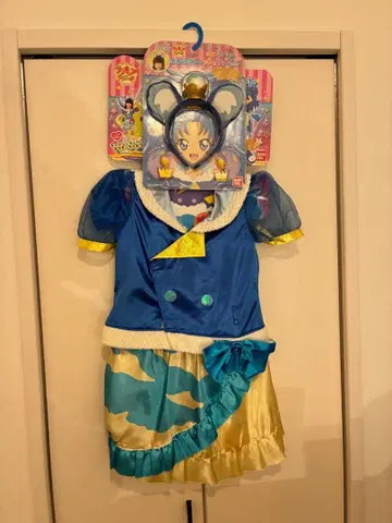 프리큐어 어린이용 드레스 헤드밴드 포함