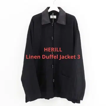 컨디션 최상 HERILL 린넨 더플 재킷 3