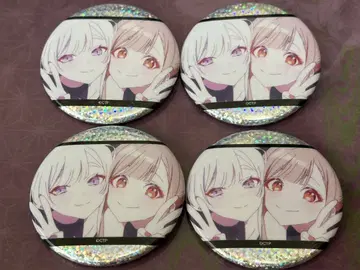초 카구야 공주 홀로그램 캔뱃지 카구야 야치요 4점