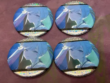 초 카구야 공주 츠키미 야치요 홀로그램 캔뱃지 4개