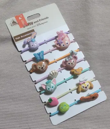 홍콩 디즈니 더피 프렌즈 머리끈