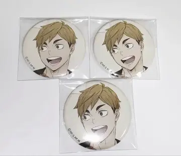 미야 아츠무 이타다키마스 캔뱃지 3개 세트