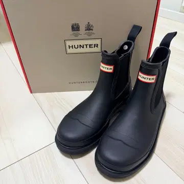 [기간 한정 가격 인하] HUNTER 블랙 첼시 부츠