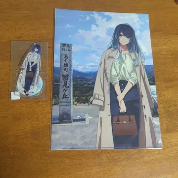 최애의 아이 쿠로카와 아카네 타카치호 아크릴 스탠드와 클리어 파일 세트