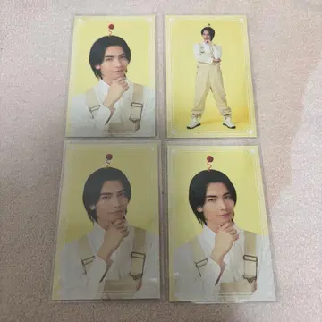 무토 준 우주인의 행복론 트레이딩 카드 4장 세트