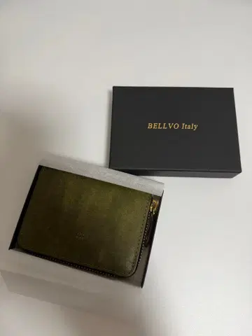 SATTO Pro 라운드ZIP 미니 지갑 올리바 BELL VO Italy