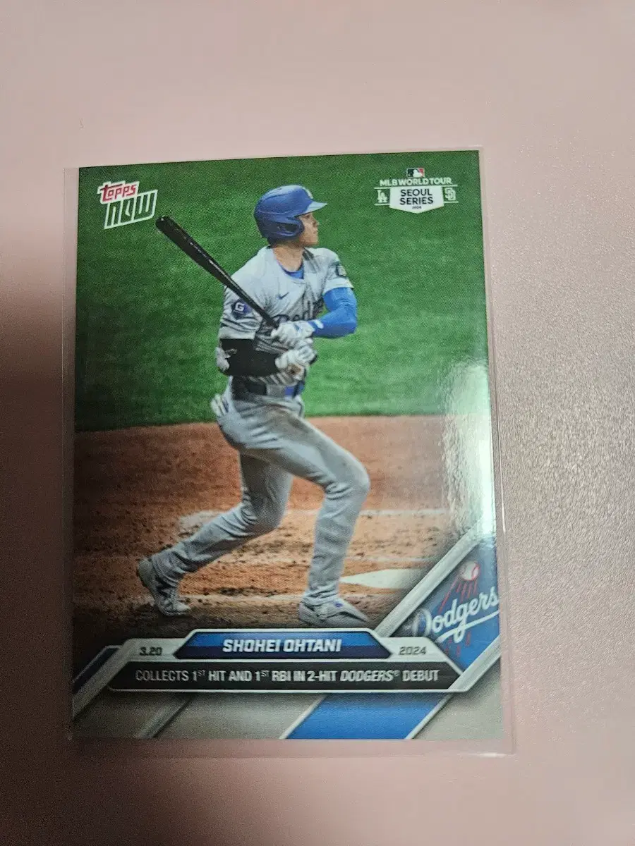 오타니 2024 Topps Now 서울시리즈 기념