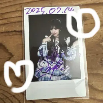 [가격 인하 가능] iLife 순령 미키짱 사인 있음 폴라로이드