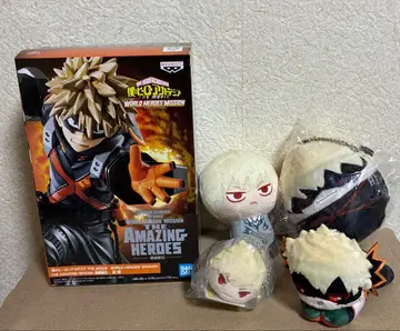 바쿠고 카츠키 묶음 판매 피규어 마스코트 봉제 인형 모치마스 히로아카