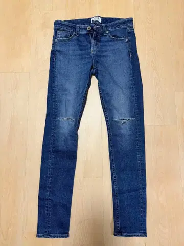 GYDA 데미지 가공 스키니 데님