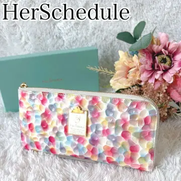 미사용 HerSchedule 체레트 메모리얼 벌룬 장지갑 박스 포함