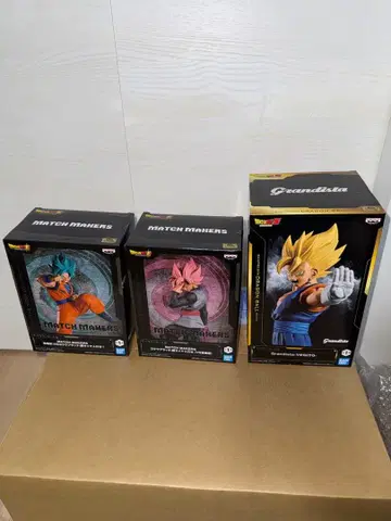 드래곤볼 최신 피규어 3종