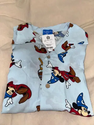 도쿄 디즈니 리조트 미키마우스 하와이안 셔츠 M 사이즈