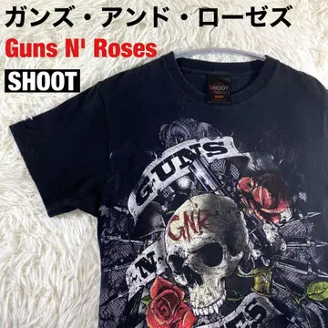 [ SHOOT ] 건즈 앤 로지즈 Guns N' Roses 블랙 T셔츠