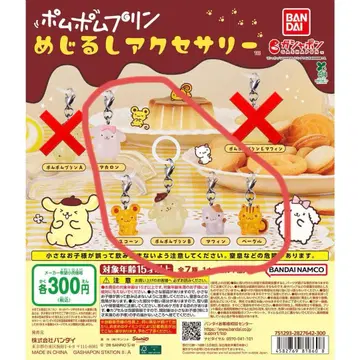 폼폼푸딩 메지루시 액세서리 5개 세트