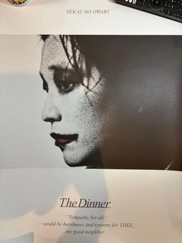SEKAI NO OWARI The Dinner 포스터 세카오와 새상품