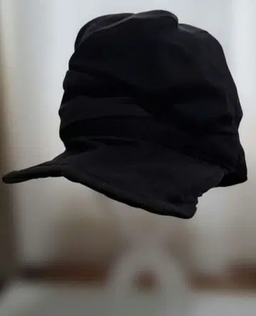 중고 클리닝 완료 SLOWGUN 슬로우건 남성용 모자 블랙 프리 패치워크