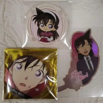 명탐정 코난 유미란(모리 란) 코난 카페 캔뱃지 코난 플라자 덴보파크