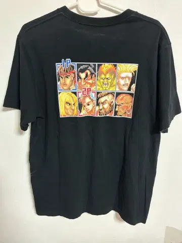 UNIQLO 유니클로 UT 스트리트 파이터 IIT 셔츠 블랙 L