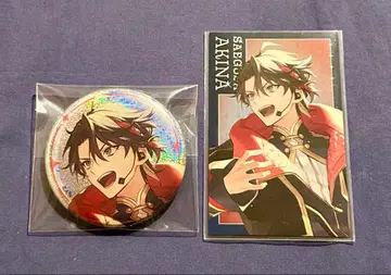 니지페스 CONCERTO 사에구사 아키나 캔뱃지 키라키라 카드