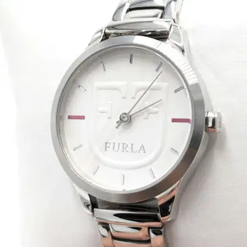 FURLA 화이트 다이얼 여성용 쿼츠 손목시계