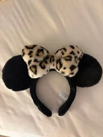 도쿄 디즈니 리조트 머리띠 레오파드 무늬