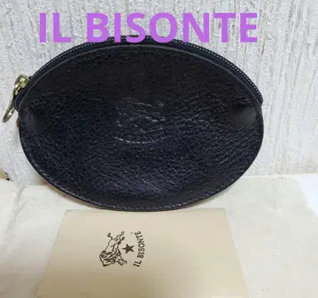일비종떼 IL BISONTE 2포켓 동전 지갑 코인 케이스
